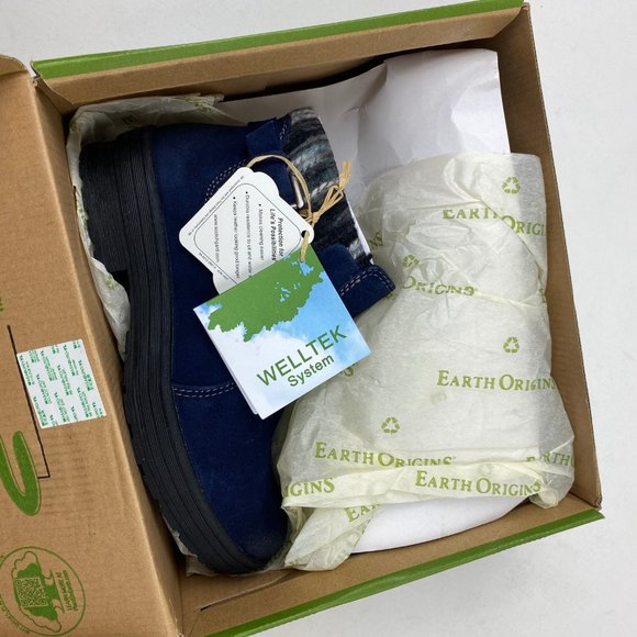 Earth Origins Water Repellent Suede Ankle Boots - Picture 3 of 7